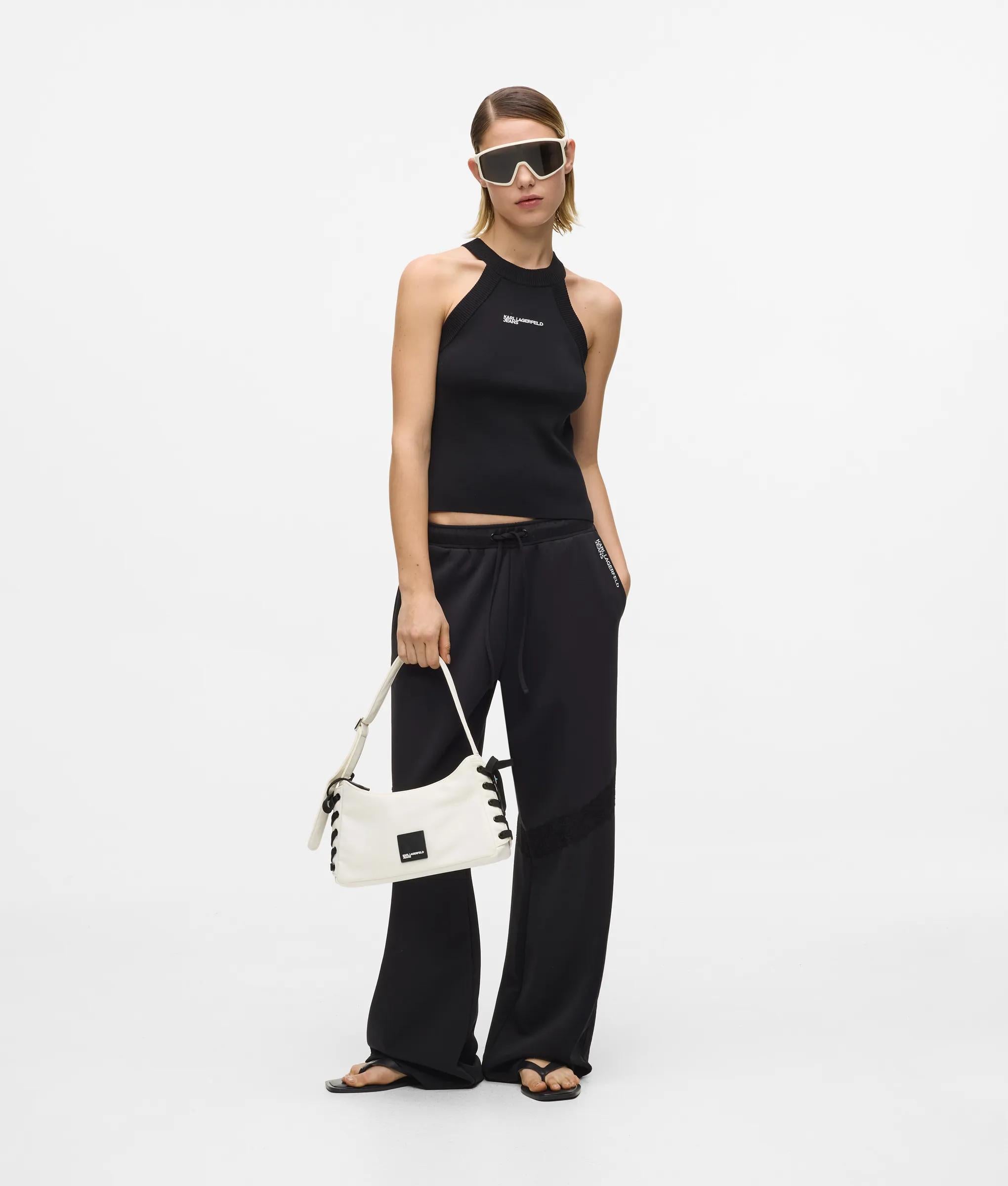 Gebreide racer tanktop