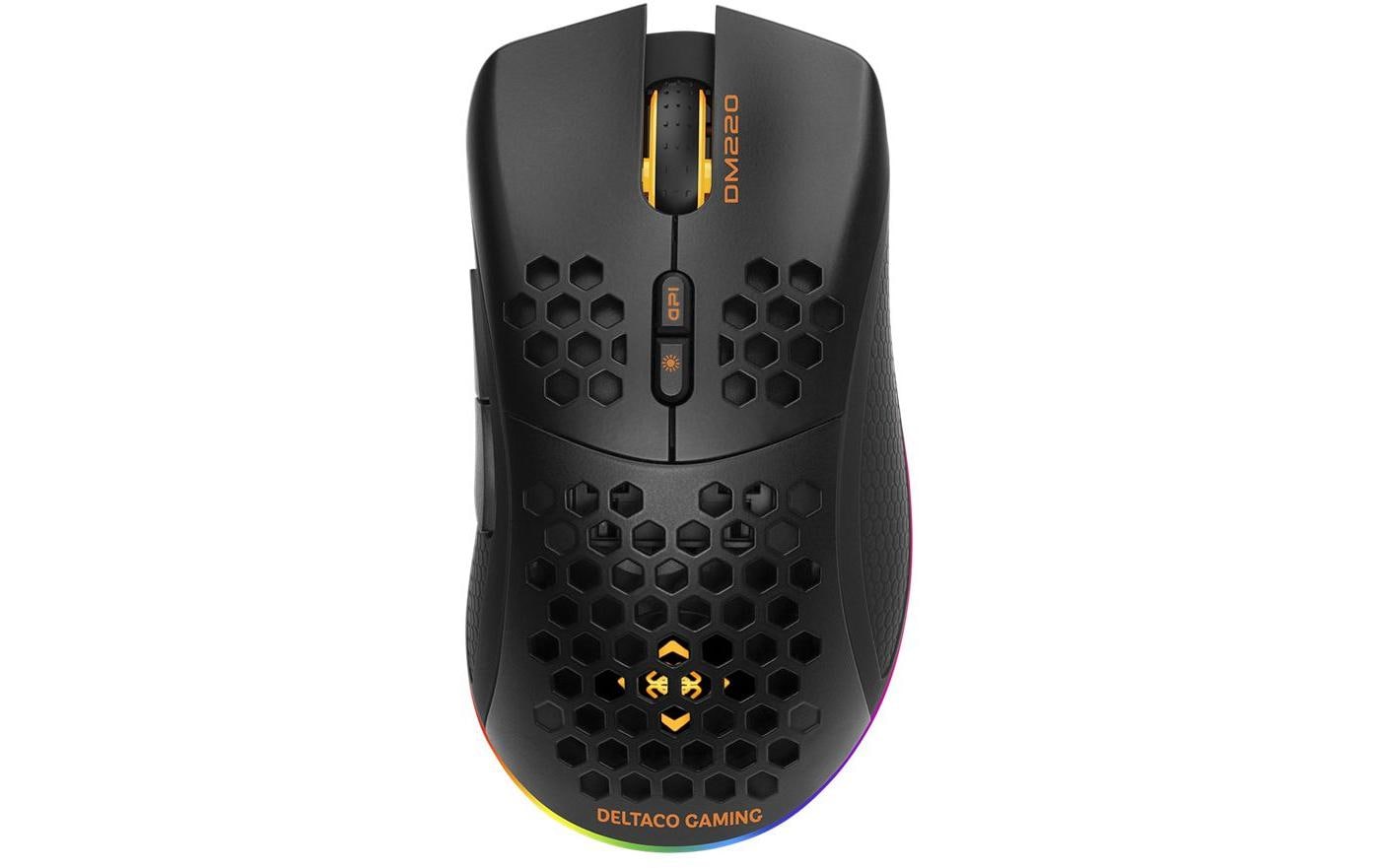 Gaming-Maus DM220 RGB SchwarzLeichte Gaming-Maus mit RGB Beleuchtung