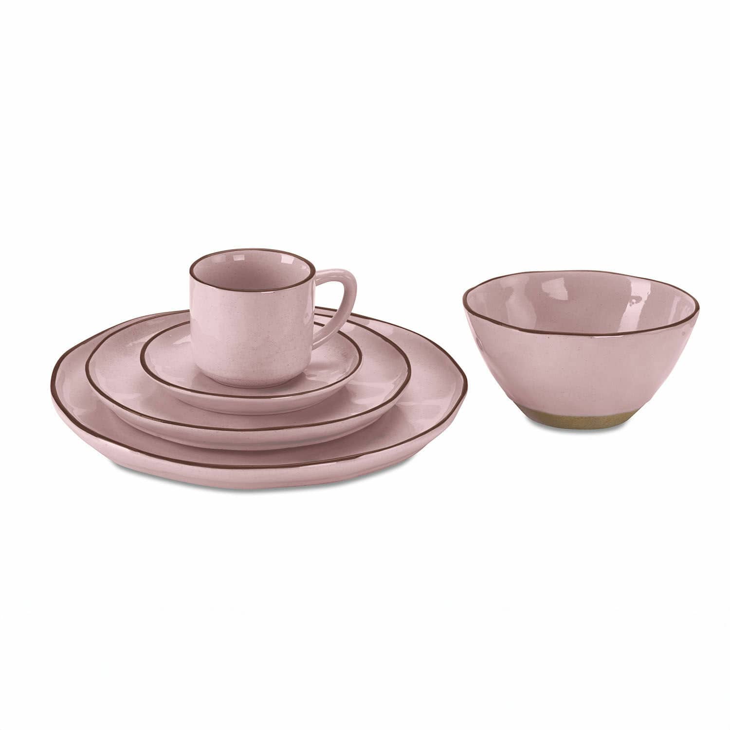 Geschirr 30er Set Biarré rosa