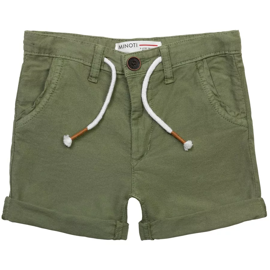 MINOTI Leinenshorts Hellgrün
