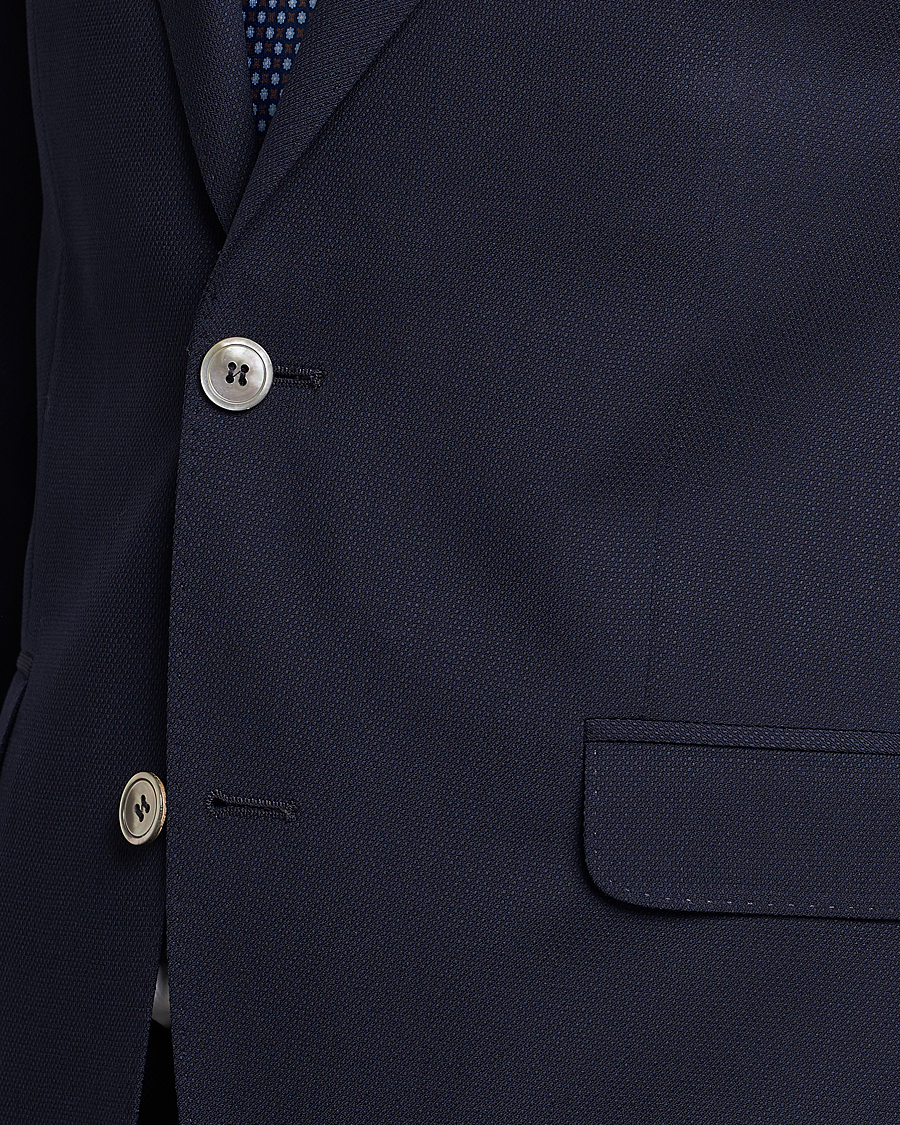 Oscar Jacobson Ego Wool Suit Blue