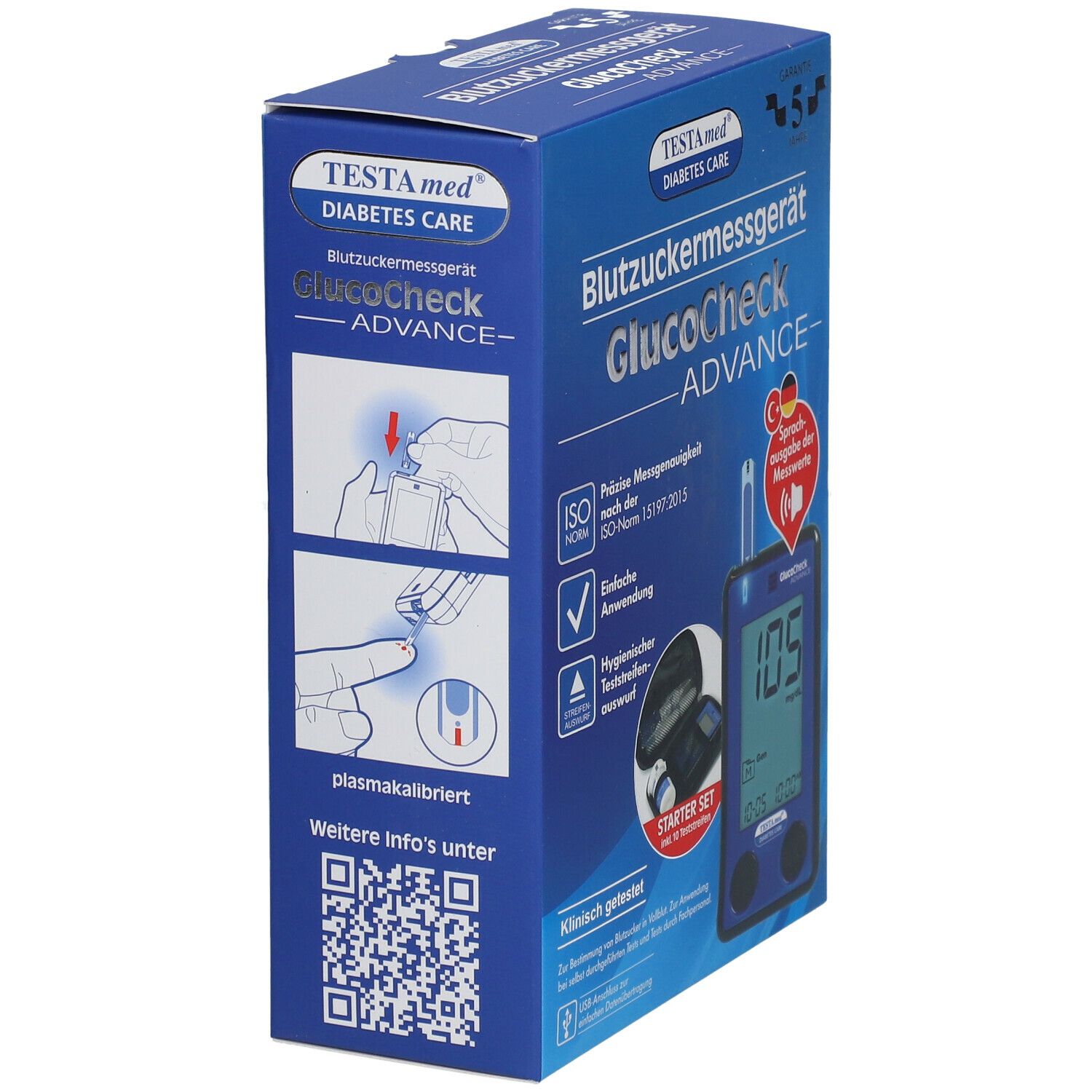 TESTAmed® GlucoCheck ADVANCE