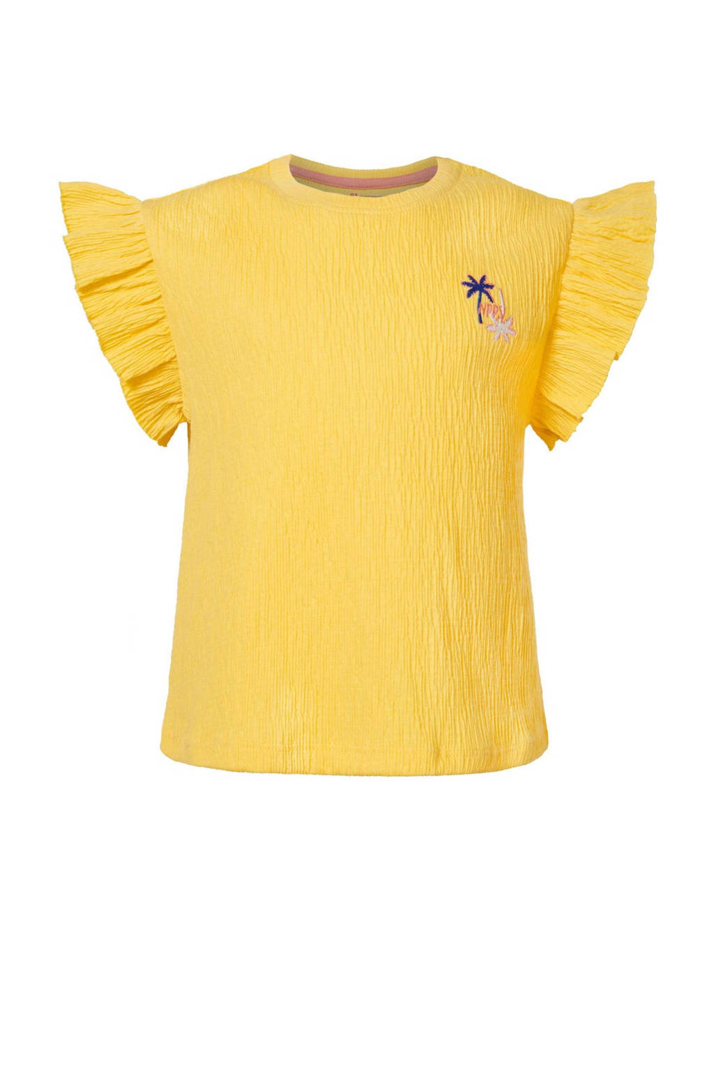 Noppies T-shirt met printopdruk geel