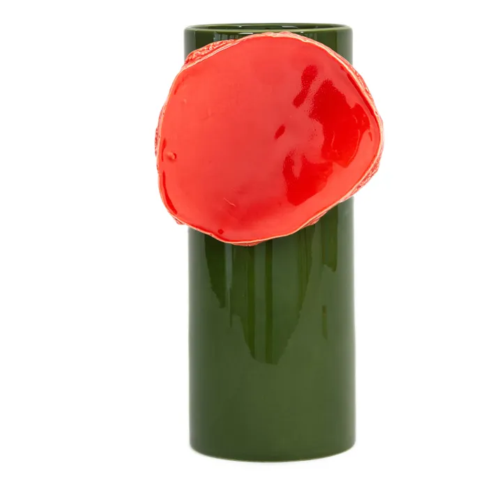 Vitra Vase découpage disque - Ronan & Erwan Bouroullec | Vert foncé