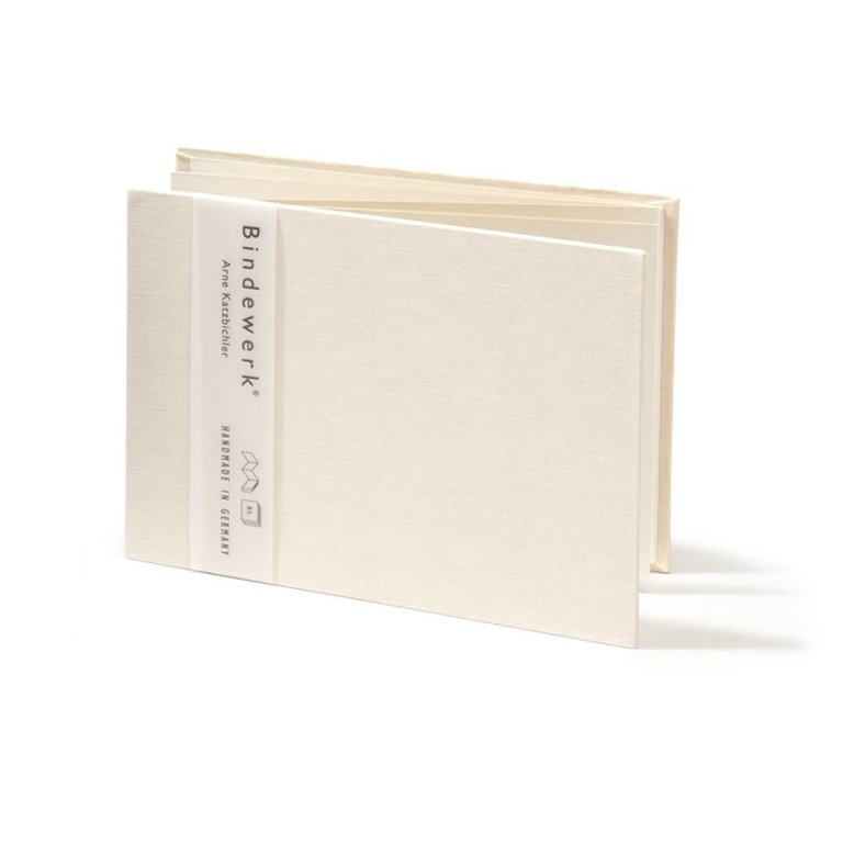 Bindewerk Foto Leporello Leineneinband Querformat