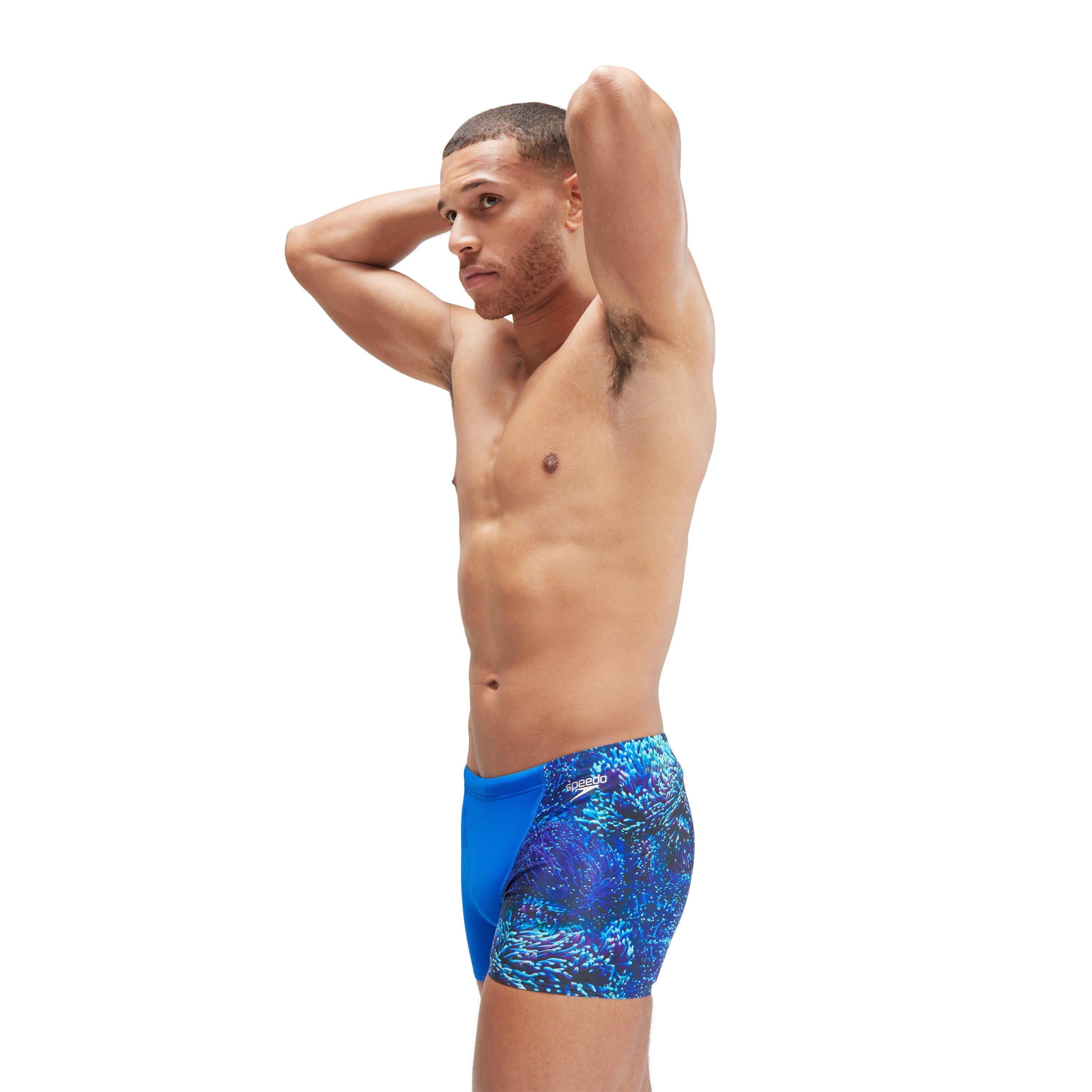 Speedo All Over Print V Cut Aquashorts Mens