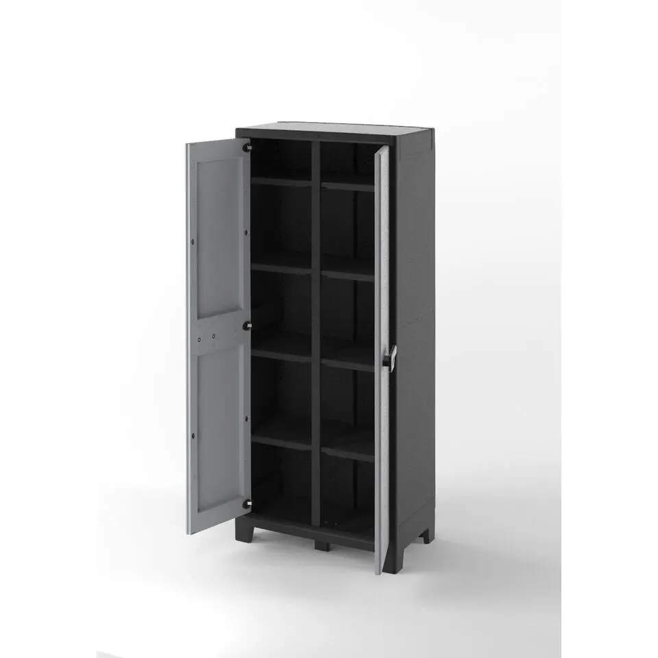 Keter Titan Opbergkast hoog - Multispace - tuinkast - 8 planken