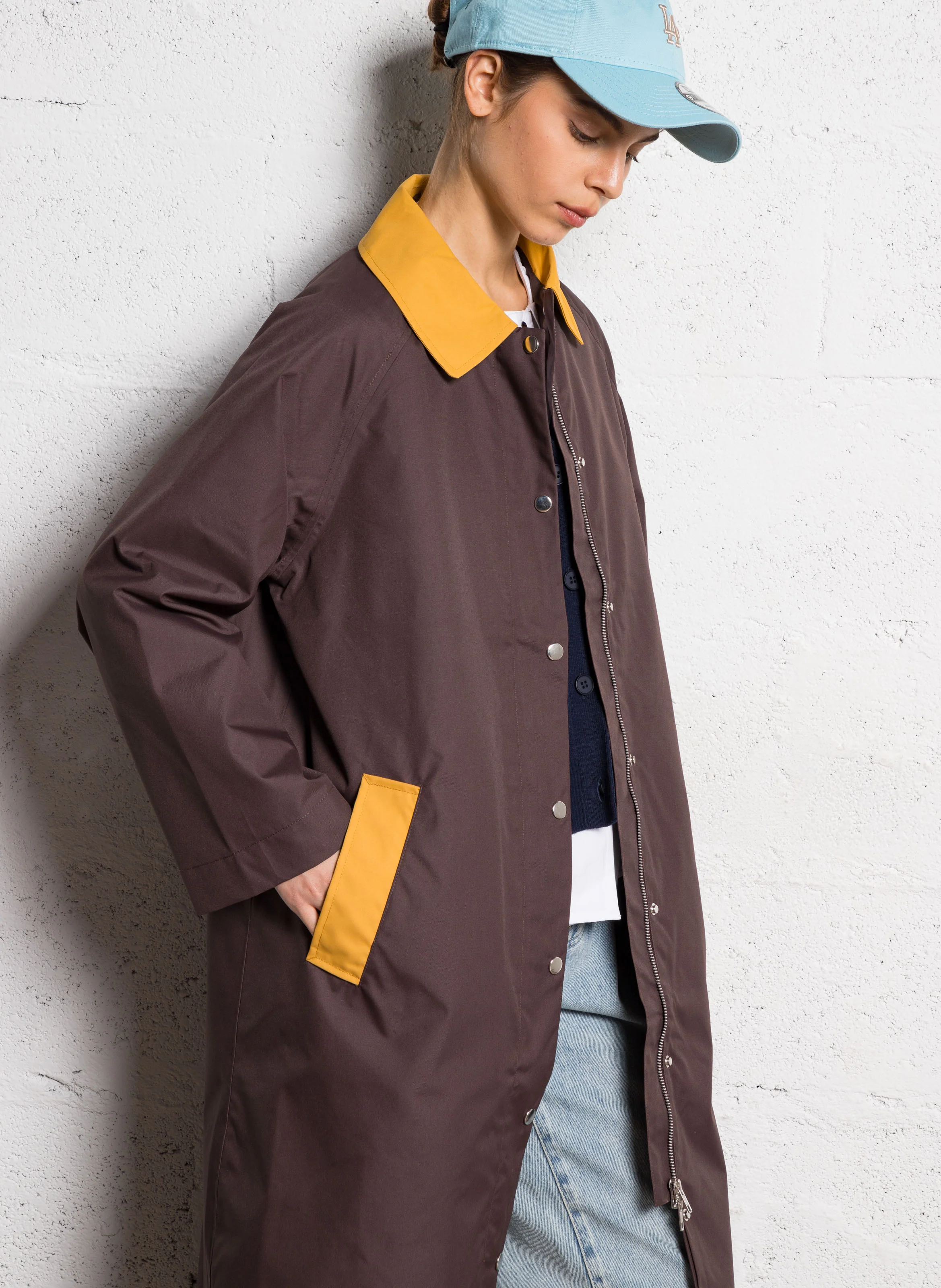Trench-coat long| Noir