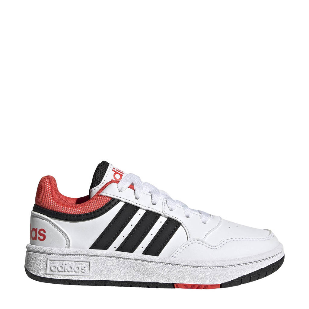 adidas Hoops 3.0 sneakers wit/zwart/rood