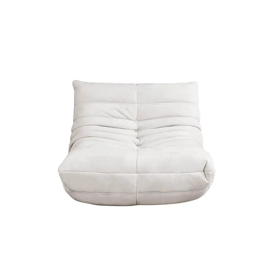 HOME DELUXE Relax fauteuil met kruk CHILL - Beige