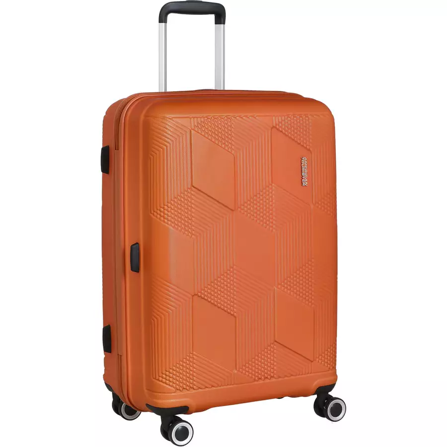 American Tourister SunChaser - 4-Rollen-Trolley M 68 cm copper orange
