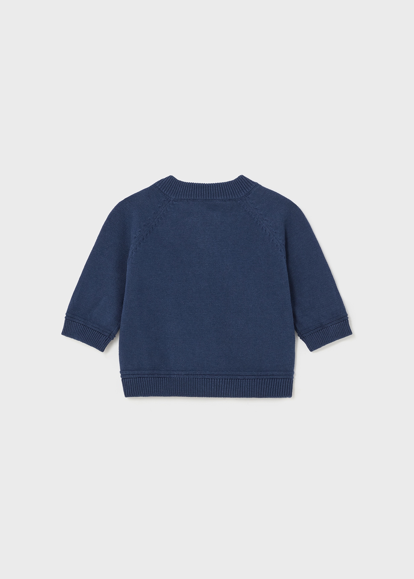 Cardigã Better Cotton Newborn Azul Marinho com Zíper