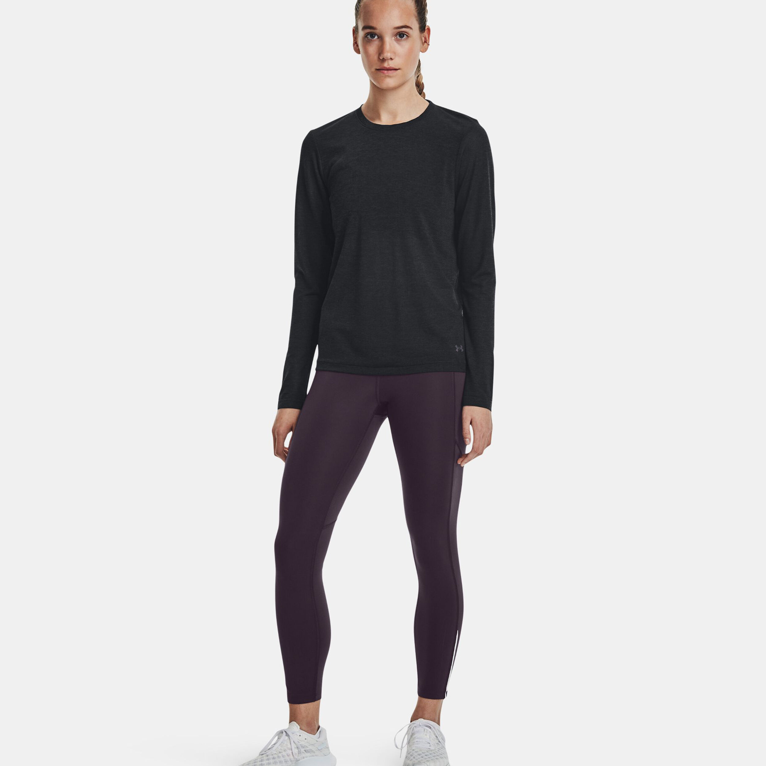 Under Armour Seamless Stride Top De Course Femmes - Noir
