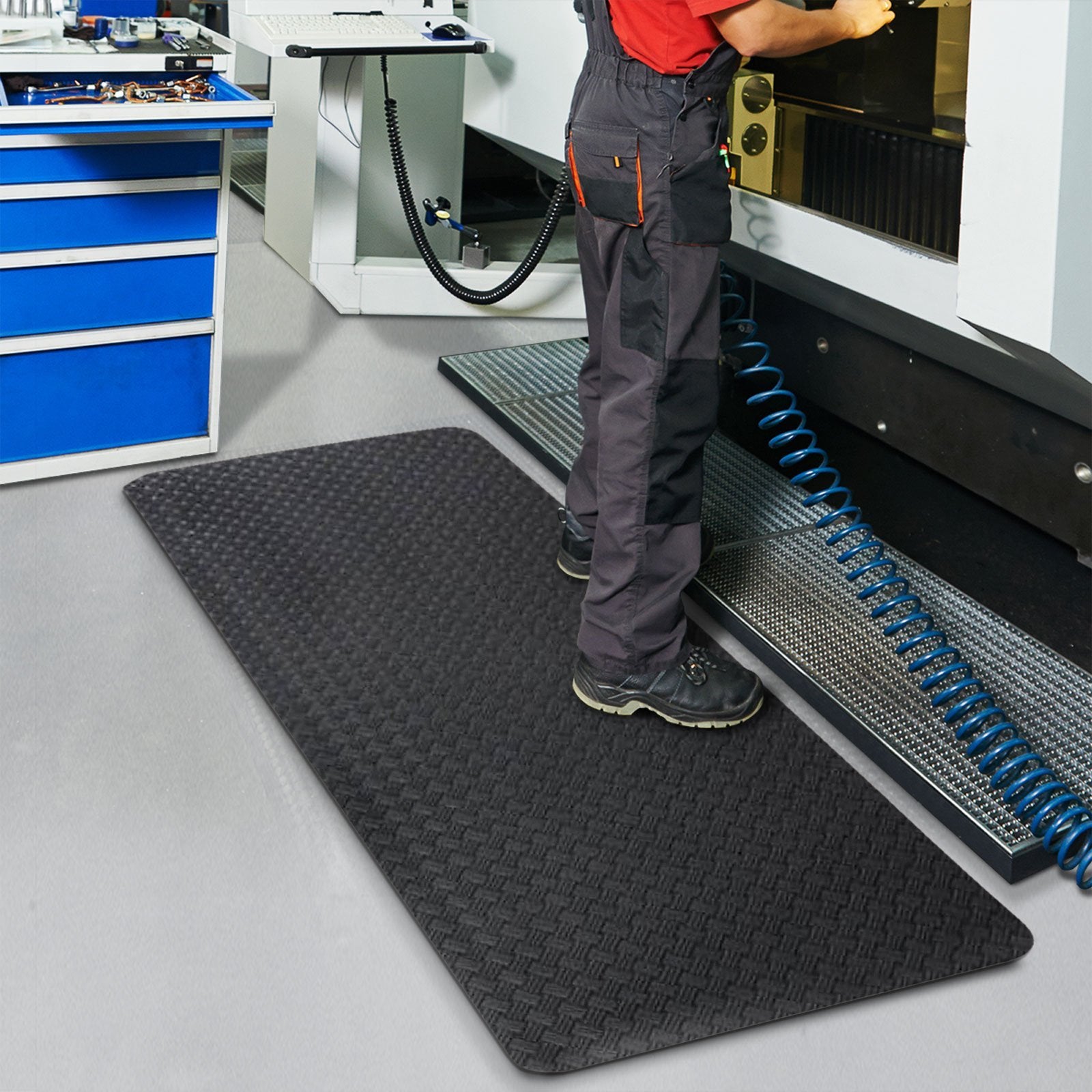 etm Anti-Ermüdungsmatte | HeavyDuty TireTuff | Schwarz