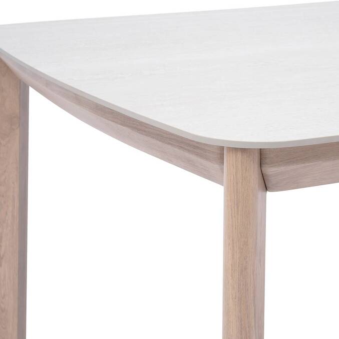 Table de jardin rectangulaire NELORA Beige ficelle / Honey