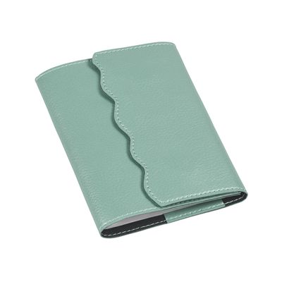 Quo Vadis Calypso - Agenda - 2025 - semainier - mini - 100 x 150 mm - portrait - papier blanc - couleur unique - couverture vert céladon - synthétique
