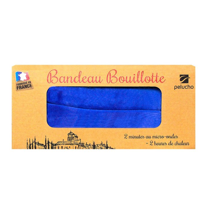 Bandeau bouillotte bleu roi