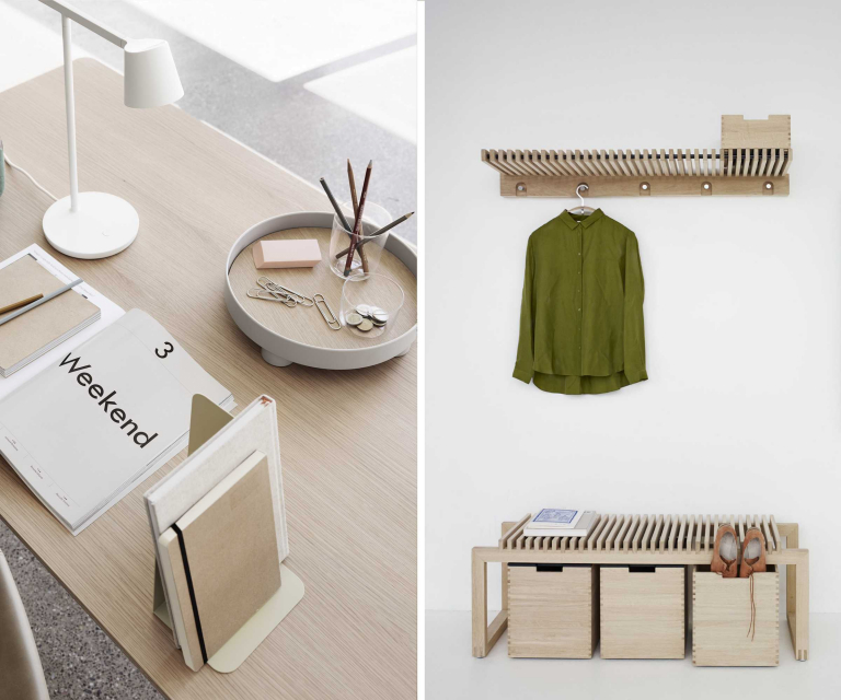 Fritz Hansen Cutter Box opbergbak high teak