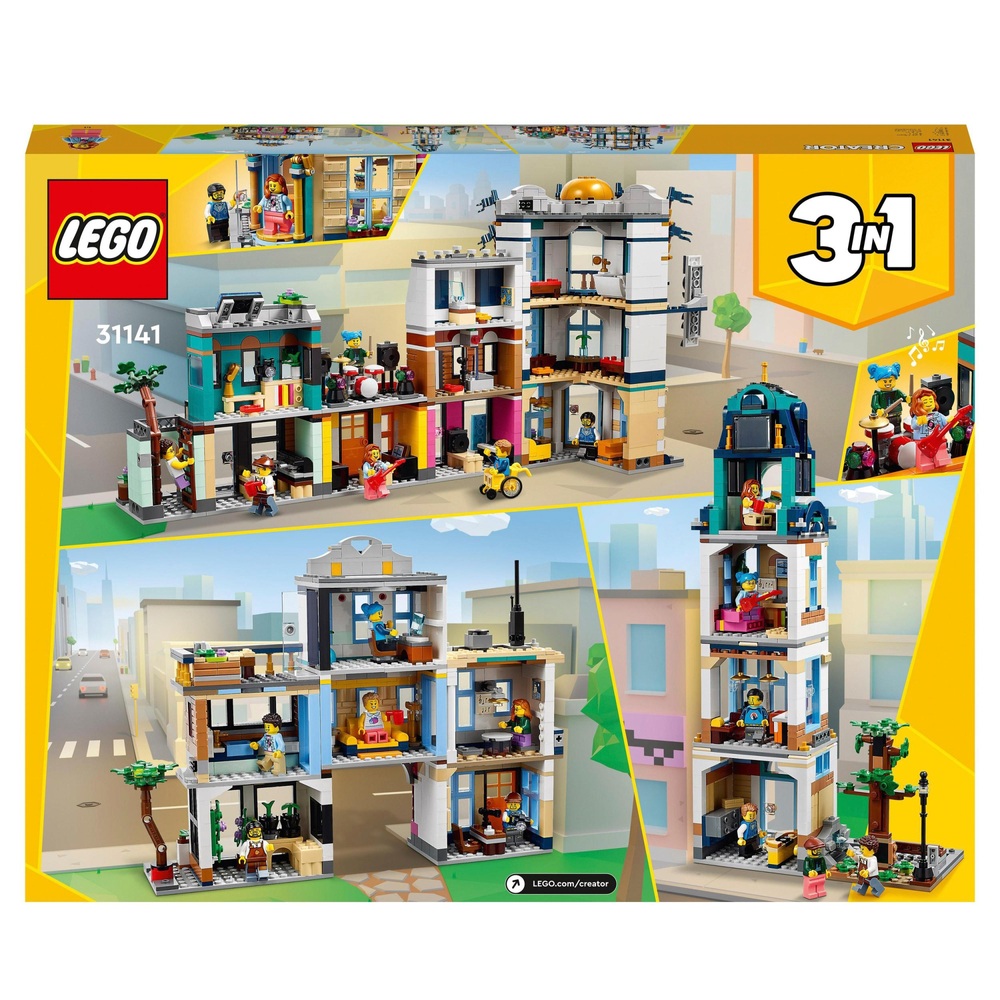 LEGO Creator 31141 3-in-1 Hauptstraße Modellbausatz