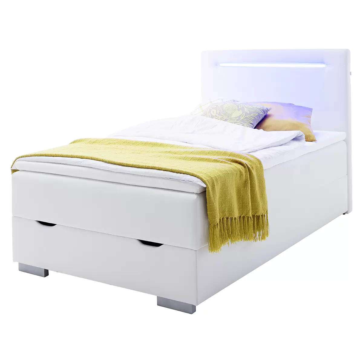 Boxspringbett Las Vegas I 140x200 weiss