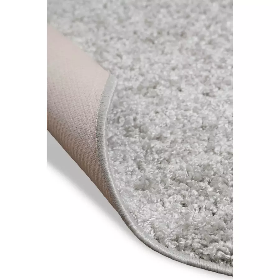 Wecon home basics Hochflorteppich Greta hellgrau
