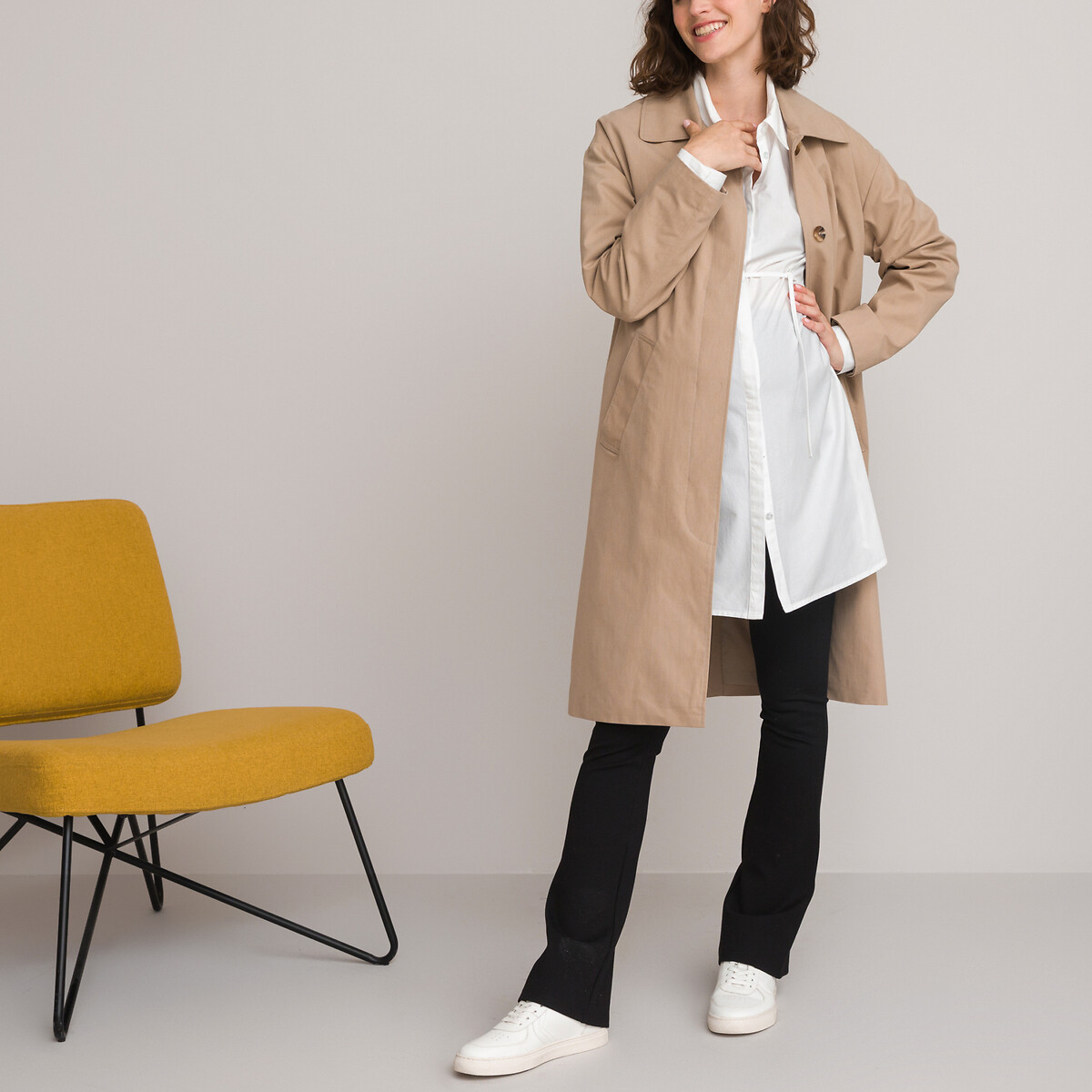 COLEÇÕES LA REDOUTE<br>Blusa de maternidade, mangas compridas