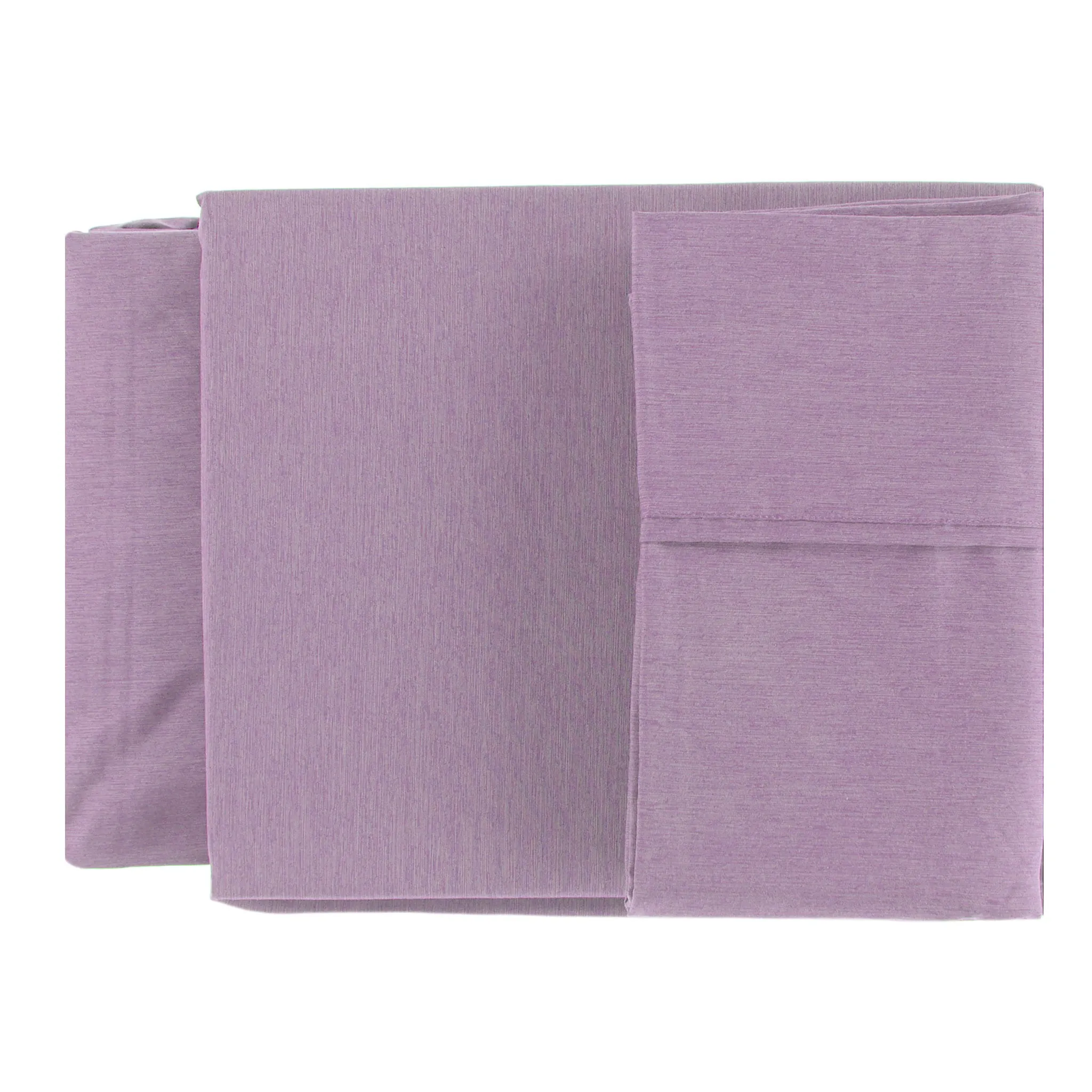 Cathay Home Ensemble Draps Lit Double - Lavande Bambou
