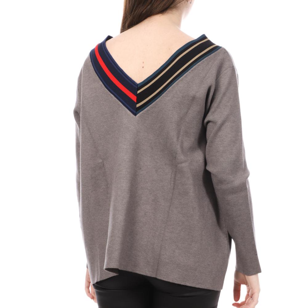 Teddy Smith Pull Gris Femme Teddy Smith Sandy