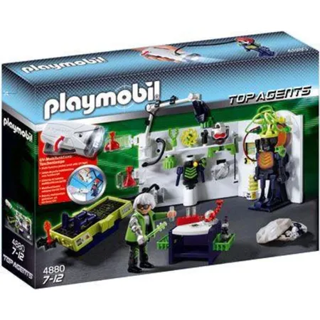 PLAYMOBIL® 4880 Top Agents Robo-Gangster Labor mit Multifunktionstaschenlampe