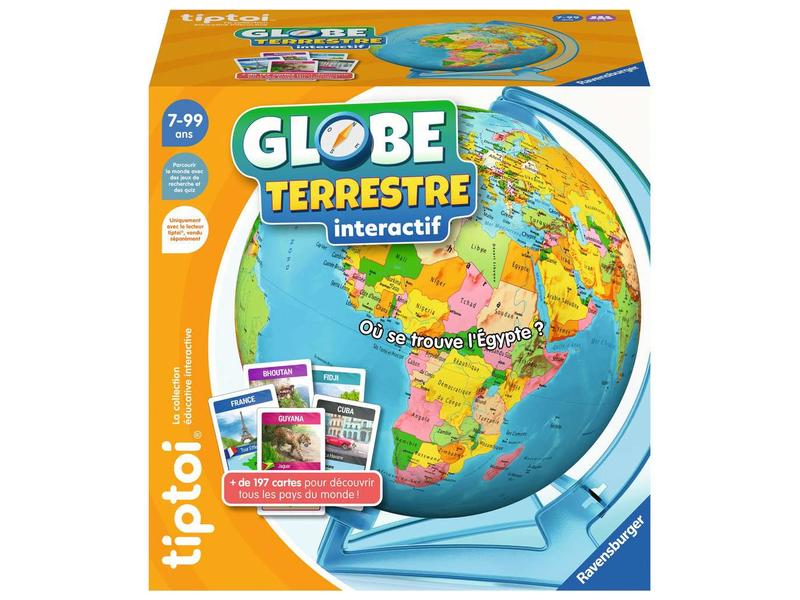 tiptoi Globe terrestre interactif -FR- Die Länder der Welt entdecken!