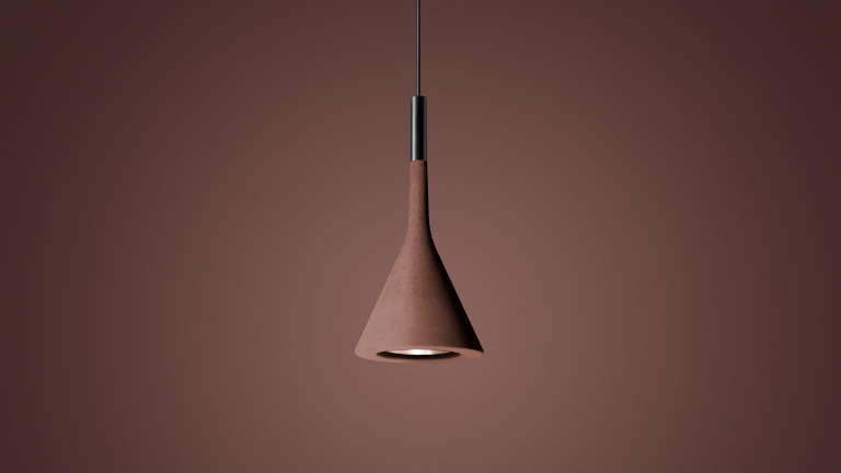 Foscarini Aplomb hanglamp Ø17 bruin