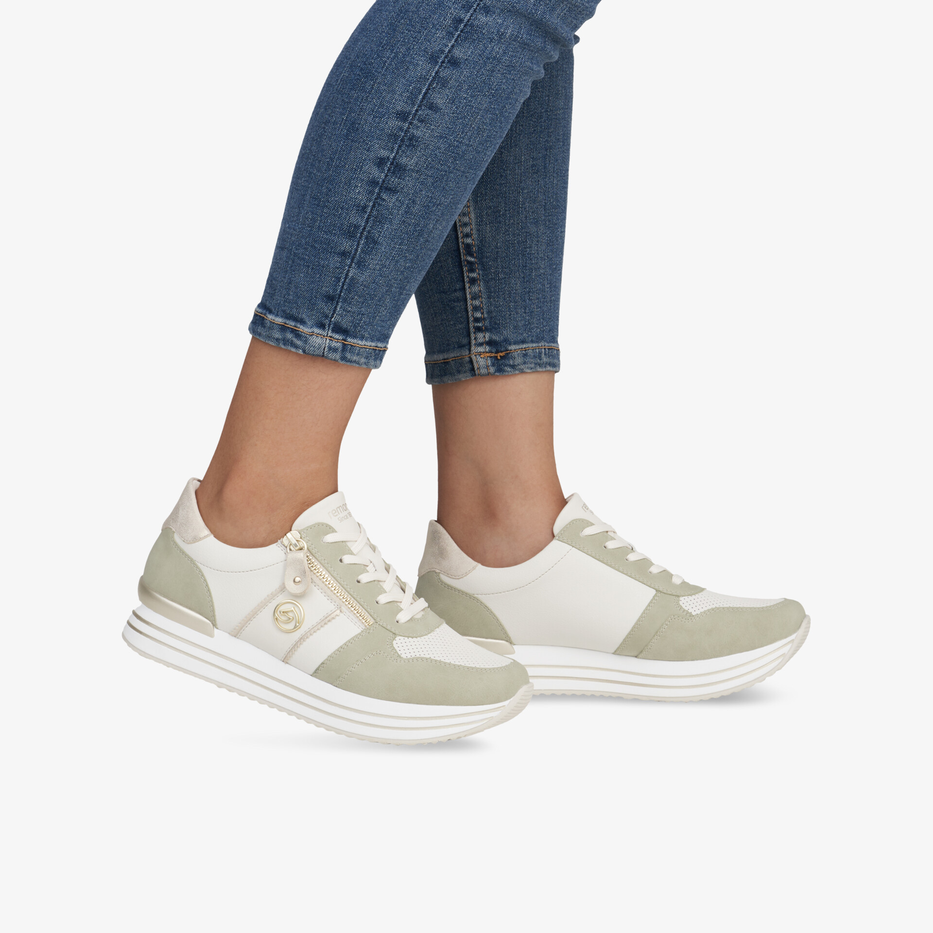 remonte Damen Sneaker grün