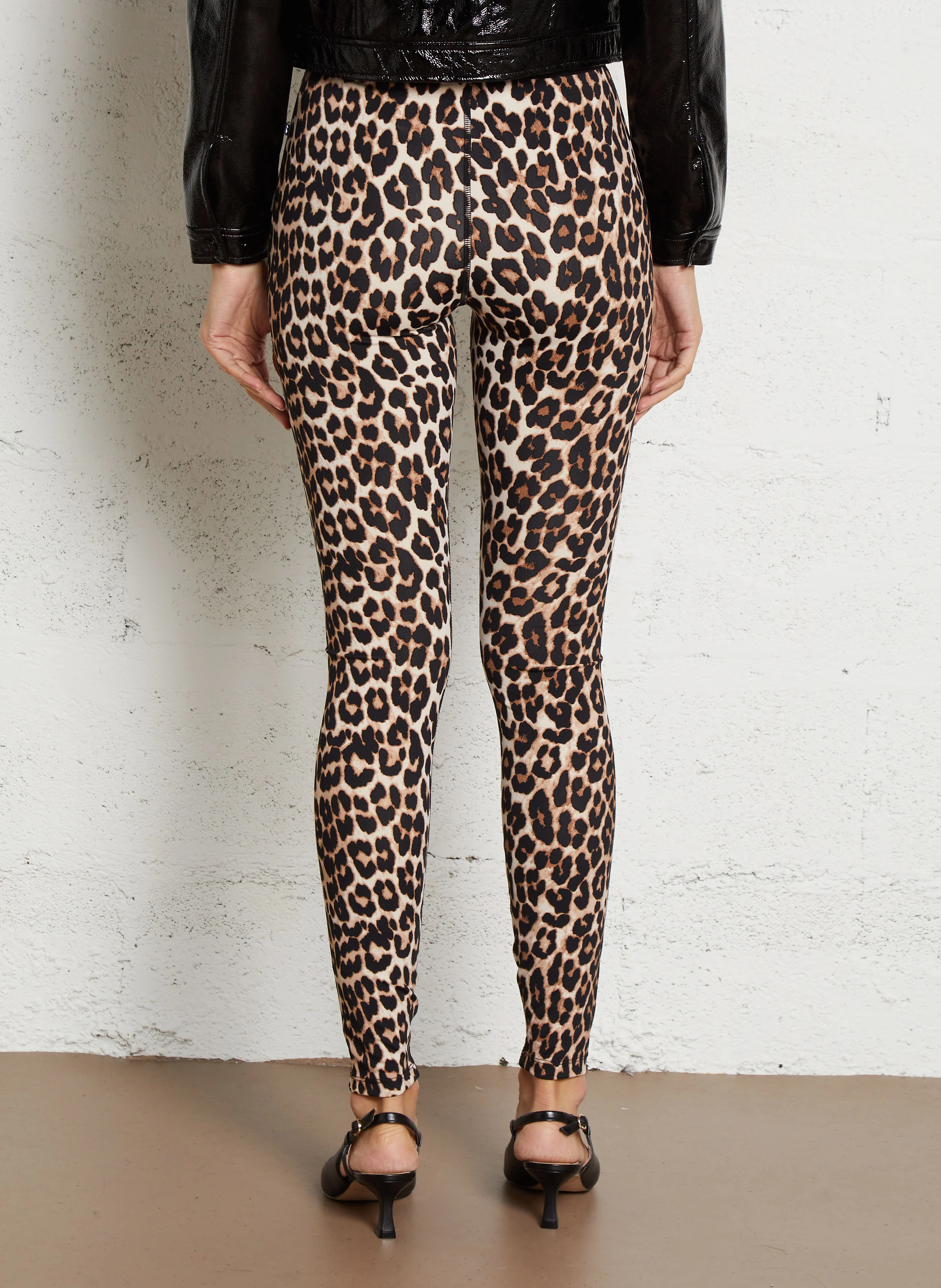 ZAYN - Legging imprimé léopard | Noir