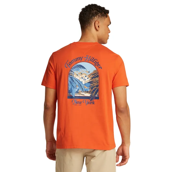 Tommy Hilfiger Relaxed Back Summer Photo Shirt Heren