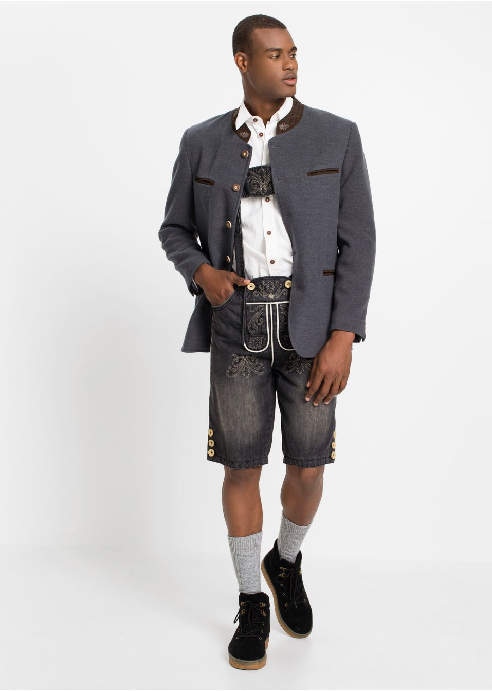 Bermuda en jean bavarois Regular Fit