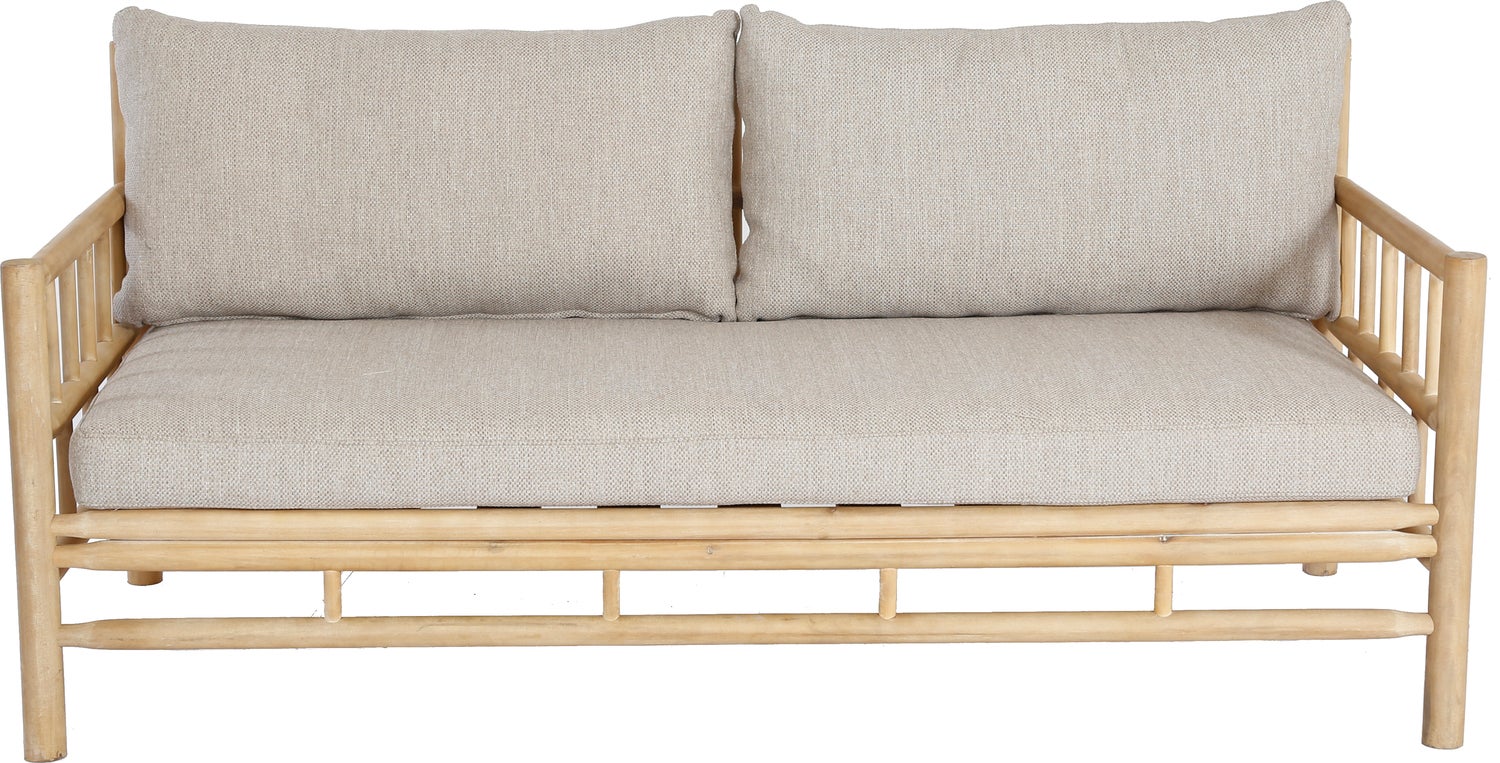 Intratuin 3-zits loungebank Jim naturel