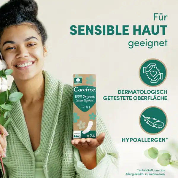 Slipeinlagen Organic Cotton Long