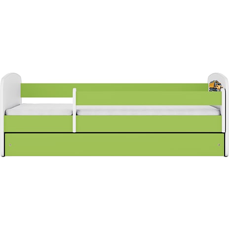 Juniorseng med lastbilmotiv - 70x140 cm