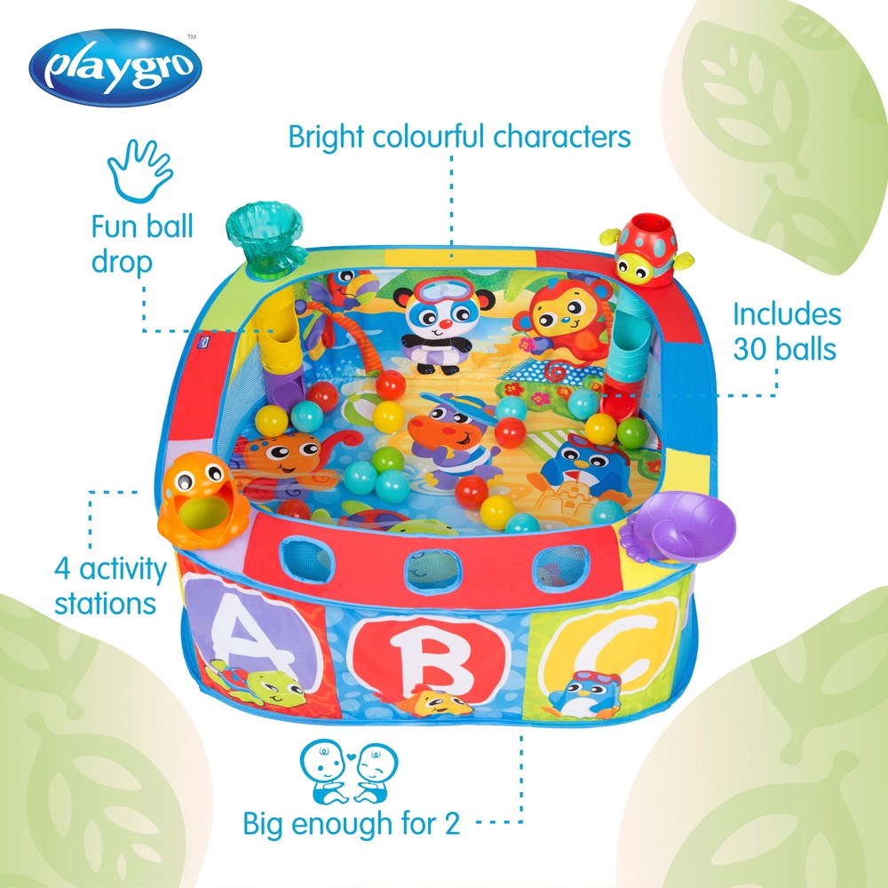 Playgro Grow 'n' Play Pop and Drop Aktivitäts-Bällebad