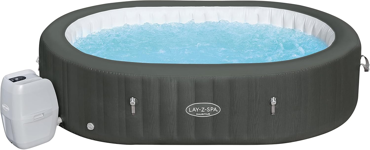 Bestway LAY-Z-SPA XXL WLAN-Whirlpool Mauritius AirJet 270 x 180 x 71 cm, oval
