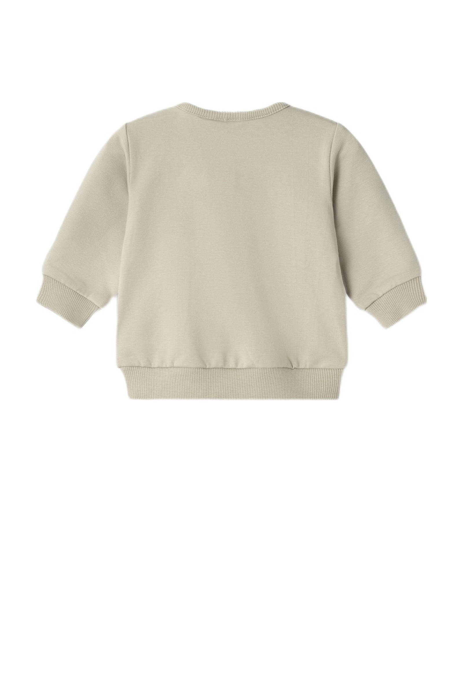 NAME IT baby sweater NBFLIGA met all over print beige