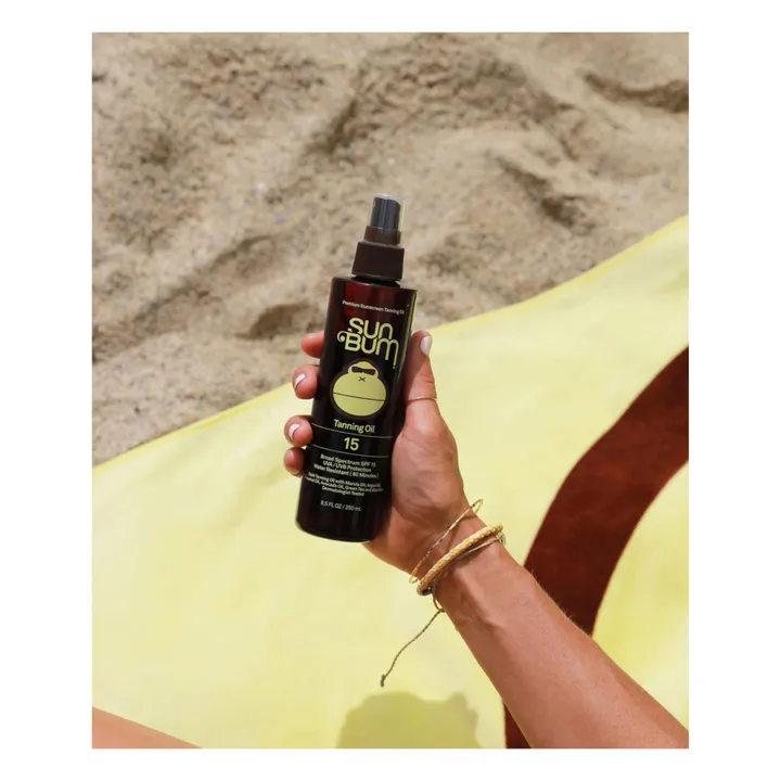 Sunbum Huile solaire corps auto-bronzante SPF15 - 250 ml
