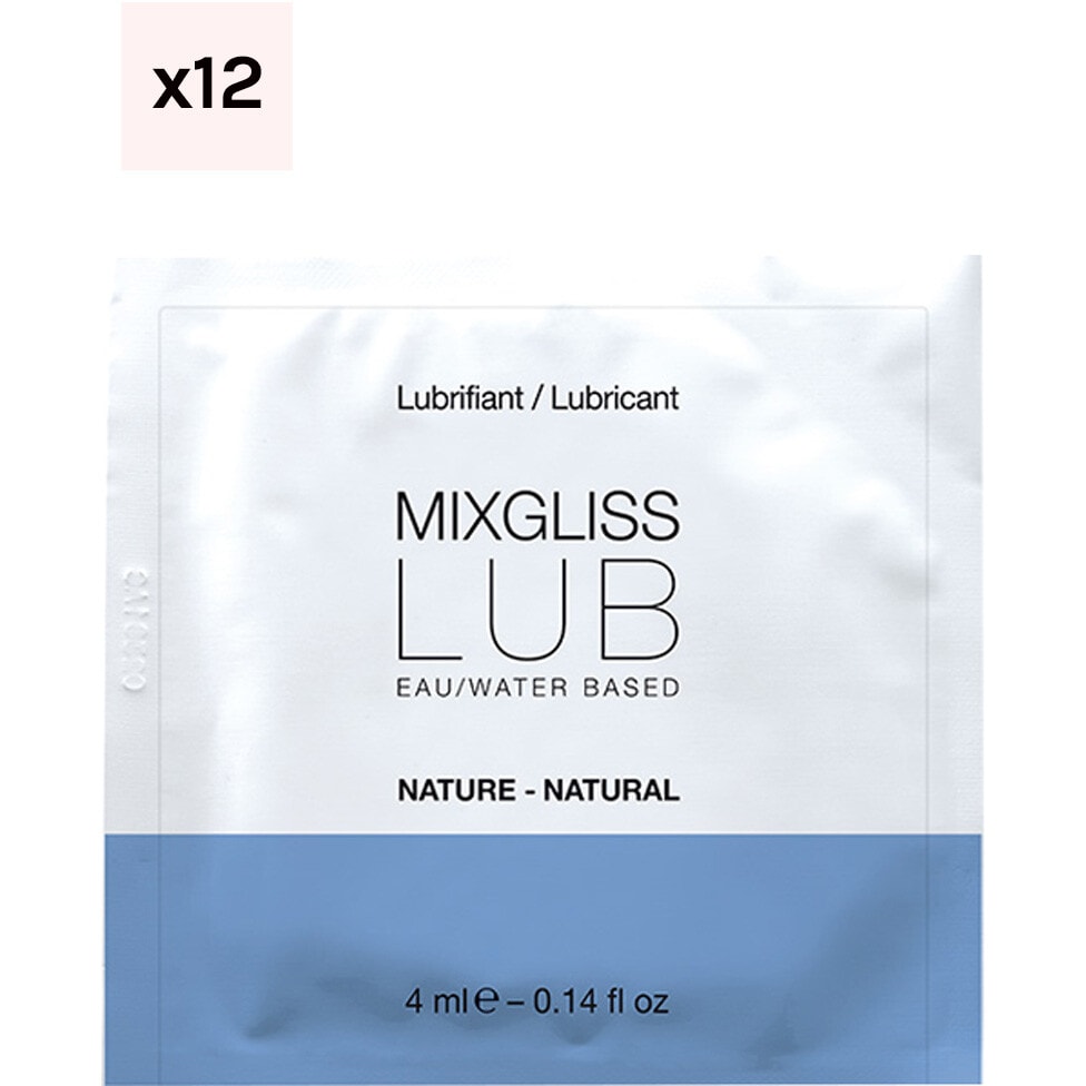 Lubrifiant à base d'eau - Inodore - 12 x 4 ml