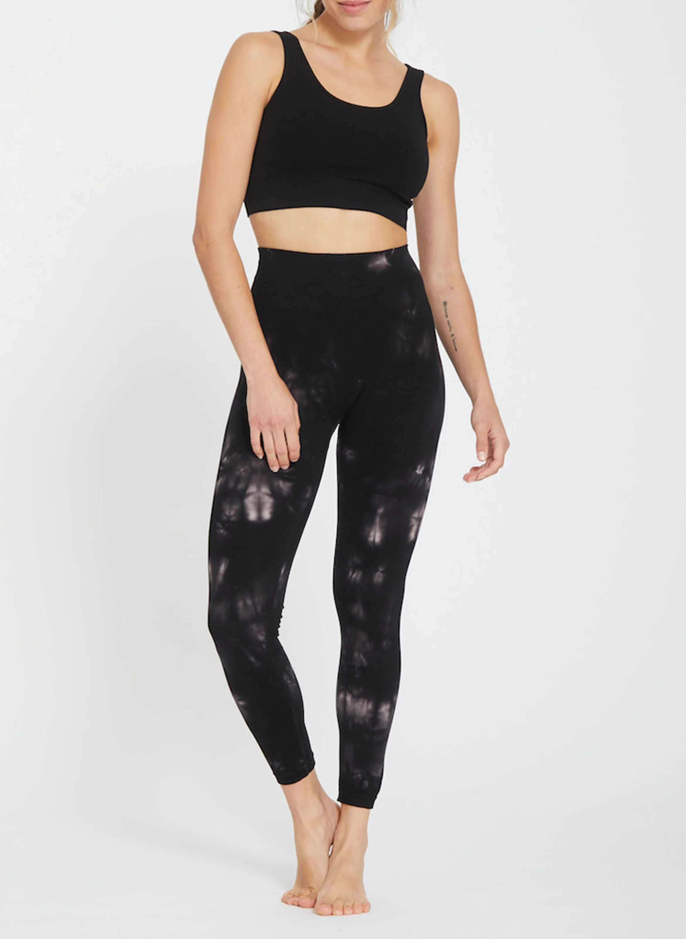 GENJI - Legging imprimé | Noir