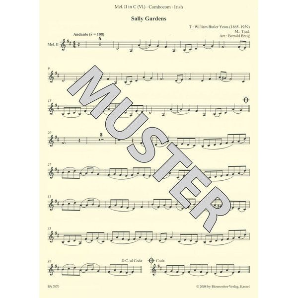 Bärenreiter combocom Irish