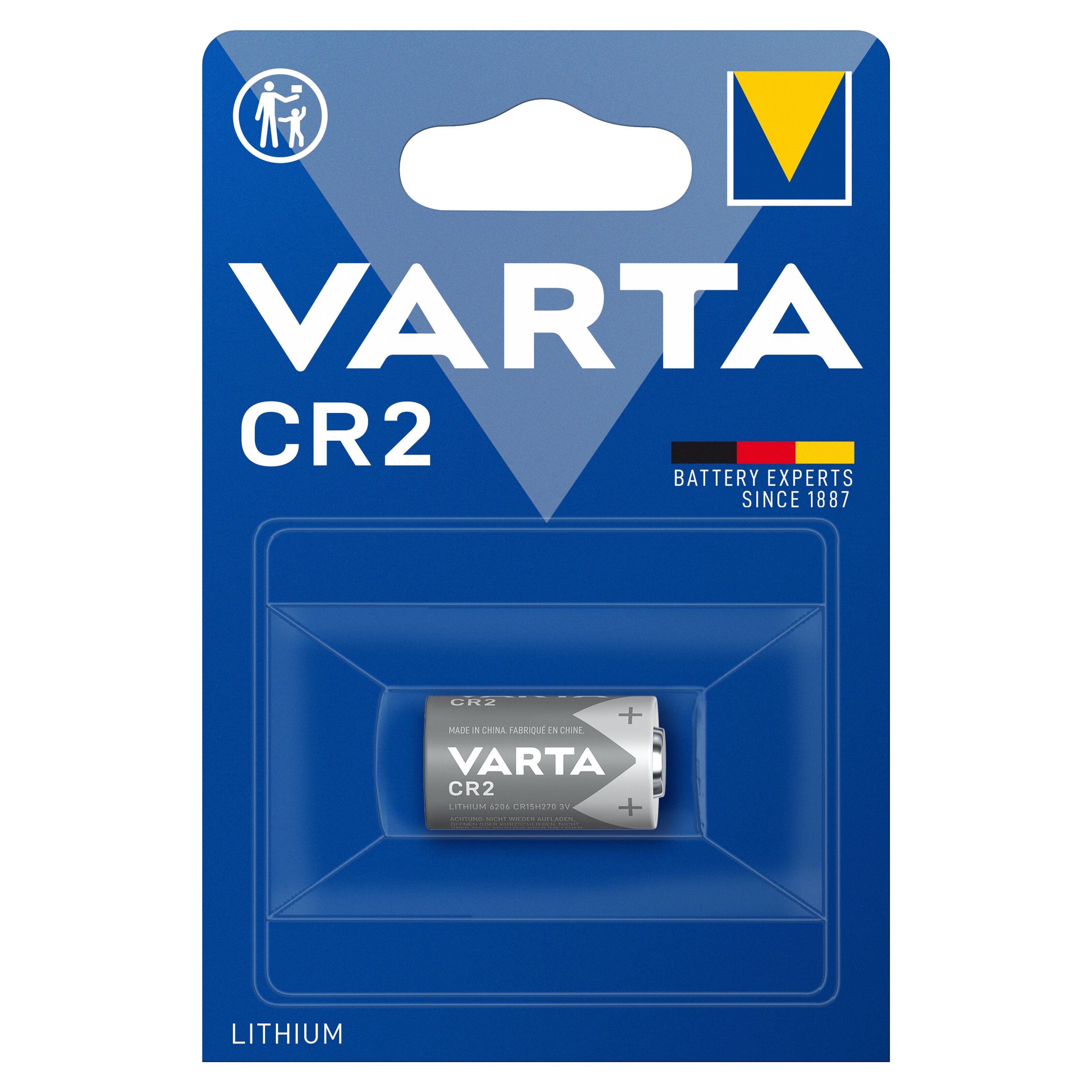 Varta Litiumbatteri CR2 1-pk.