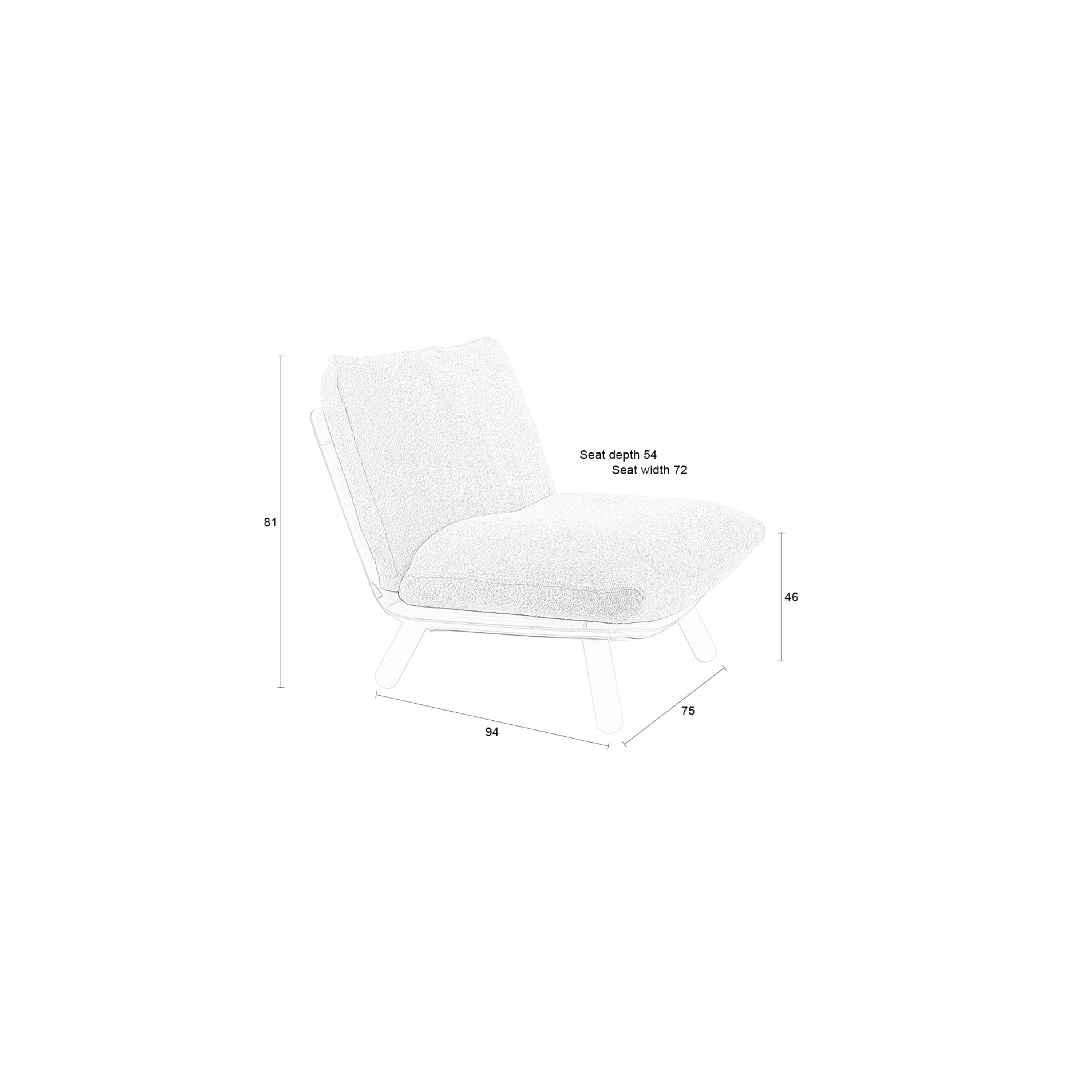 Zuiver Lazy Sack Fauteuil Soft Beige
