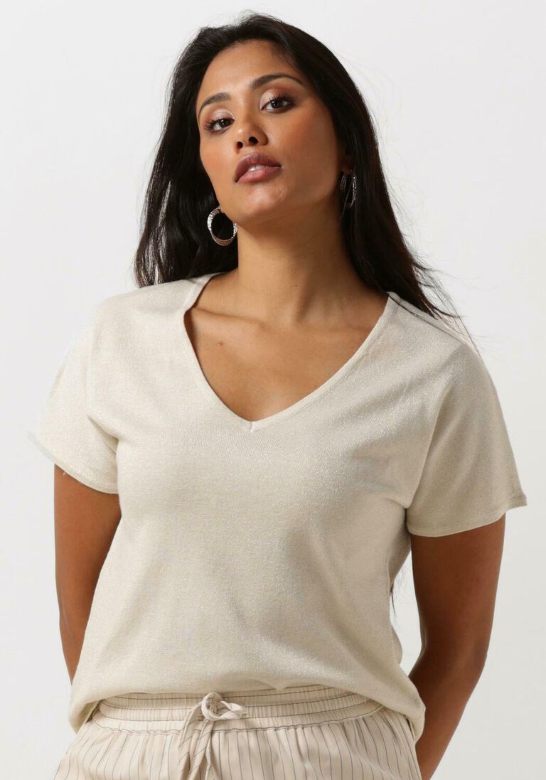 YDENCE gebroken wit ydence t-shirt knitted top sammy