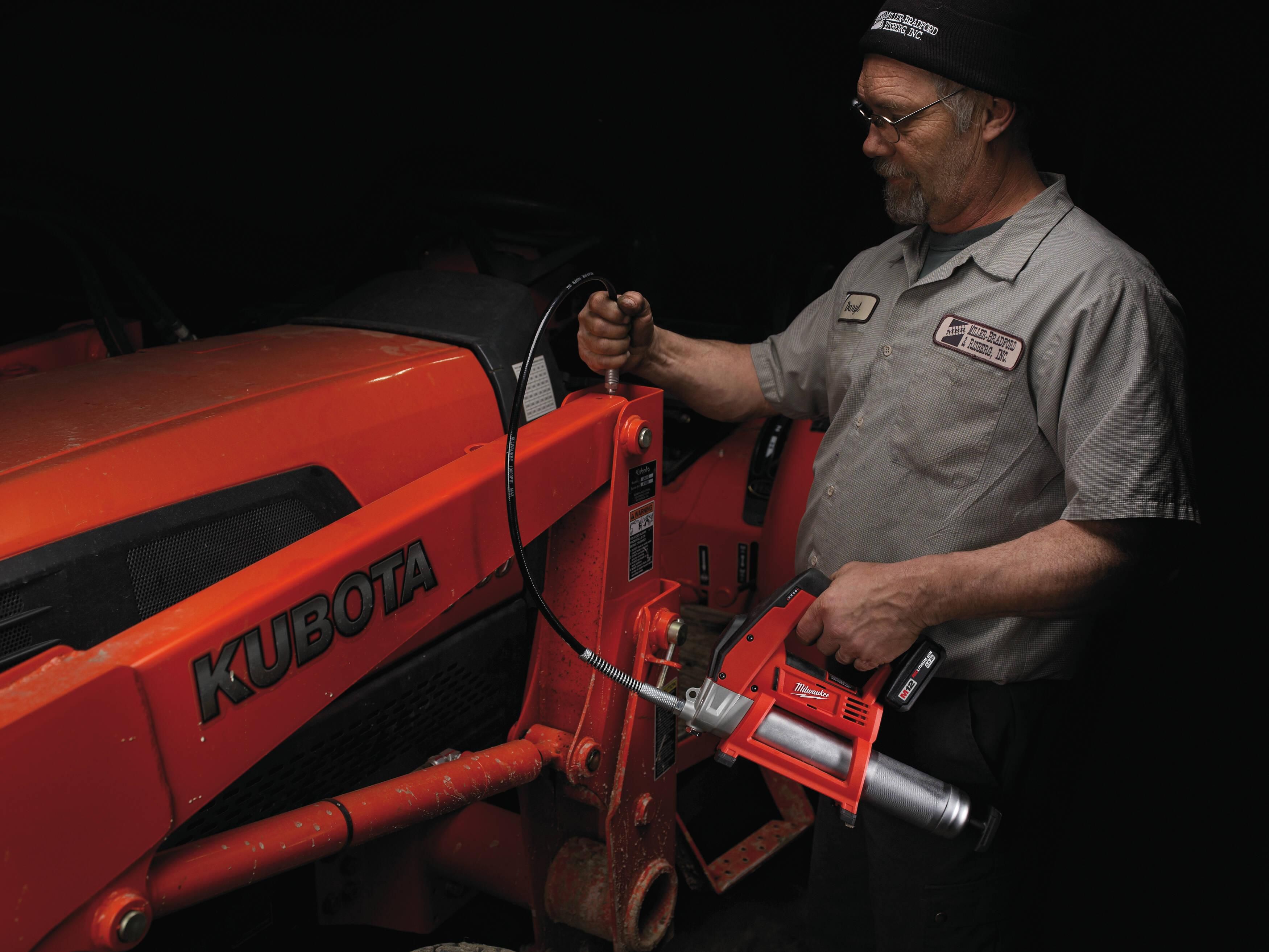 Milwaukee M18 GG-0 Accu Vetspuit Heavy Duty 18V Basic Body M18™ - 4933440493