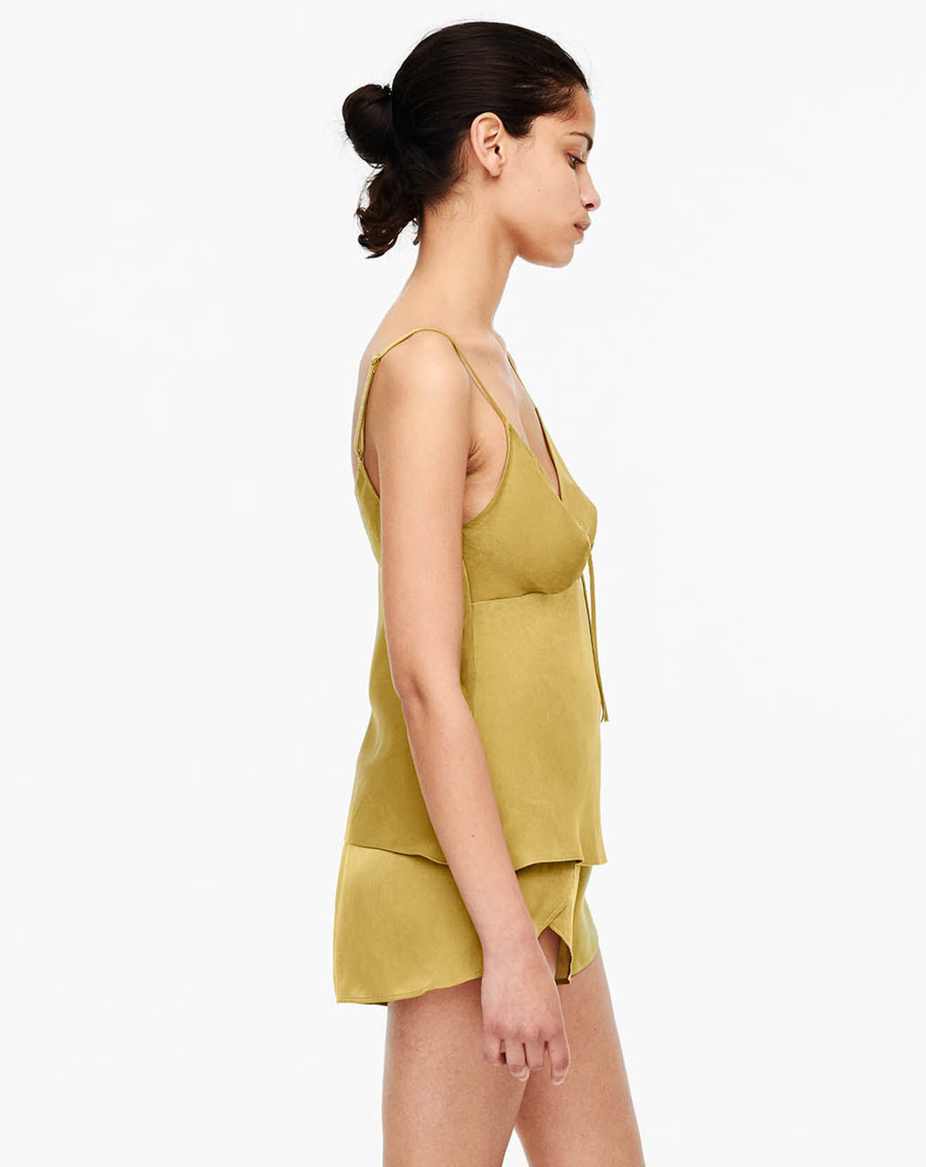 Passionata Short de pyjama Mai moutarde